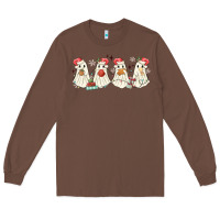 Chestnut pantasmas mexican christmas ghosts Long Sleeve Tee - MaliasSmallBusiness