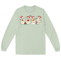 Matcha pantasmas mexican christmas ghosts Long Sleeve Tee - MaliasSmallBusiness