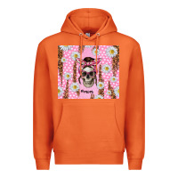 Carrot skull mom pink glitter with daisy Premium Hoodie - TumblerDesignByShophia