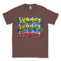 Chestnut Summer Summer Summer Classic Tee - CowhideDigitalArt