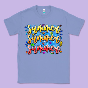 Summer Summer Summer Classic Tee Designed By Cowhidedigitalart