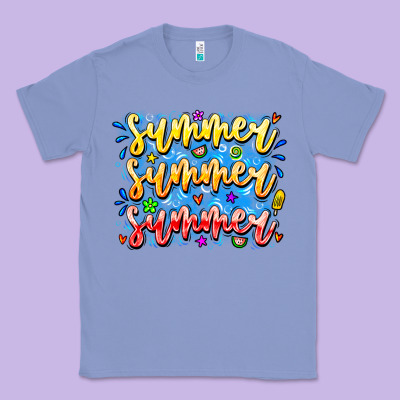 Summer Summer Summer Classic Tee Designed By Cowhidedigitalart