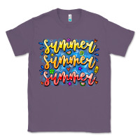 Lavender Summer Summer Summer Classic Tee - CowhideDigitalArt