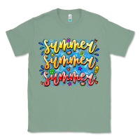 Sage Summer Summer Summer Classic Tee - CowhideDigitalArt