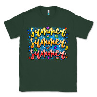 Sports Green Summer Summer Summer Classic Tee - CowhideDigitalArt