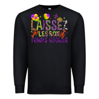 Black Loissez les bon temps rouler with balloon Premium Sweatshirt - HowdyJamesFarm
