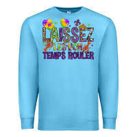 Ocean Blue Loissez les bon temps rouler with balloon Premium Sweatshirt - HowdyJamesFarm