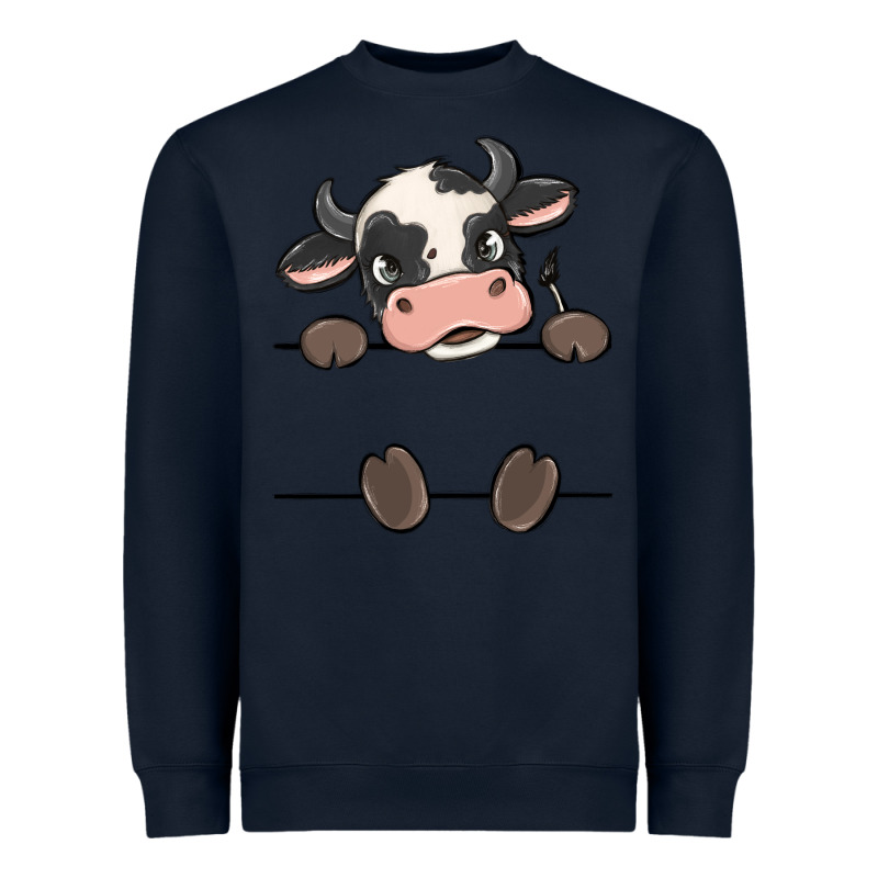 Custom Cow Heavyweight Sweatshirt by MaliasSmallBusiness | Teevron