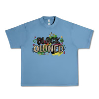 Pebble Blue black owned Urban Heavy Tee - MaliasSmallBusiness