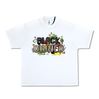 White black owned Urban Heavy Tee - MaliasSmallBusiness