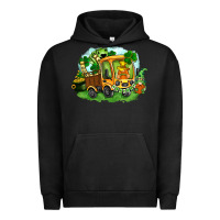 Pigment Black truck saint patricks day Urban Hoodie - FaDigitalArtStudio