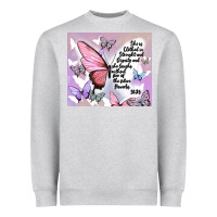 Heather Grey bible verse Heavyweight Sweatshirt - MaliasSmallBusiness