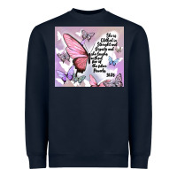 Navy bible verse Heavyweight Sweatshirt - MaliasSmallBusiness