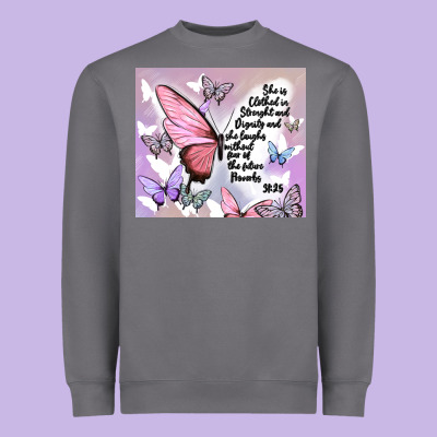 Bible Verse Heavyweight Sweatshirt Designed By Maliassmallbusiness