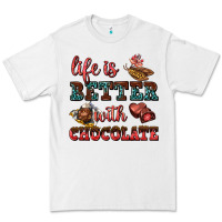 White life is better with chocolate Premium Tee - AdoDesignShop