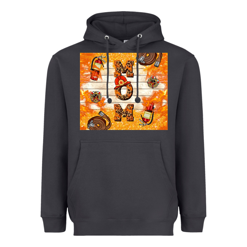 Fireman Mom Mother's Day Heavyweight Hoodie by TumblerDesignByShophia | Teevron