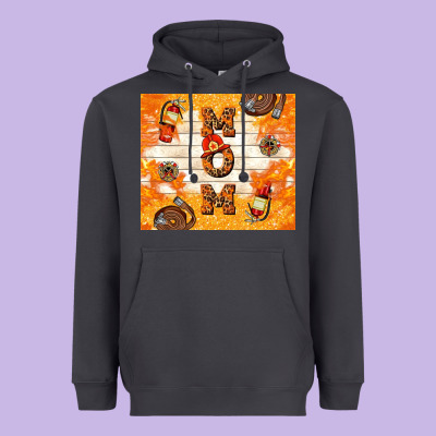 Fireman Mom Mother's Day Heavyweight Hoodie Designed By Tumblerdesignbyshophia