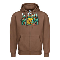 Chestnut Softball Mom Zipper Hoodie - Bettercallsaul