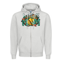 Dove Grey Softball Mom Zipper Hoodie - Bettercallsaul