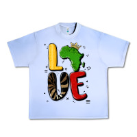 Grape Ice africa love Urban Heavy Tee - MaliasSmallBusiness