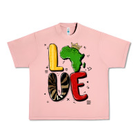 Salmon africa love Urban Heavy Tee - MaliasSmallBusiness