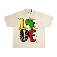 Sandshell africa love Urban Heavy Tee - MaliasSmallBusiness