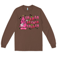 Chestnut pink christmas fa la la Long Sleeve Tee - MaliasSmallBusiness