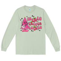 Matcha pink christmas fa la la Long Sleeve Tee - MaliasSmallBusiness