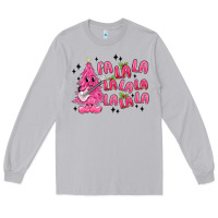 Moon Dust pink christmas fa la la Long Sleeve Tee - MaliasSmallBusiness
