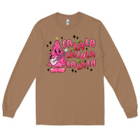 Toasted Coconut pink christmas fa la la Long Sleeve Tee - MaliasSmallBusiness