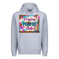 Heather Grey praying moms club Premium Hoodie - TumblerDesignByShophia