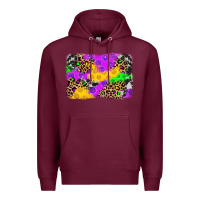 Burgundy mardi gras background Premium Hoodie - JahusDesignShop