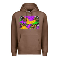 Chestnut mardi gras background Premium Hoodie - JahusDesignShop