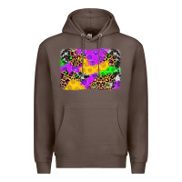 Coffee mardi gras background Premium Hoodie - JahusDesignShop