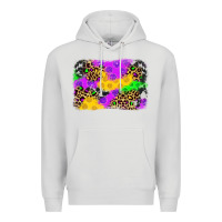 Dove Grey mardi gras background Premium Hoodie - JahusDesignShop