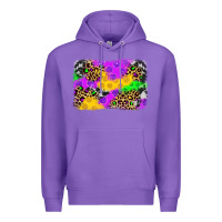Purple mardi gras background Premium Hoodie - JahusDesignShop
