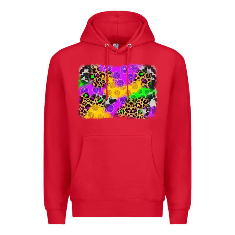 Mardi Gras Background Premium Hoodie by JahusDesignShop | Teevron