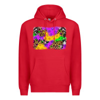 Red mardi gras background Premium Hoodie - JahusDesignShop