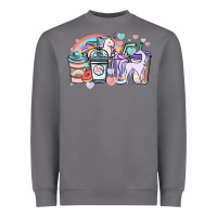 Storm unicorn coffee cups Heavyweight Sweatshirt - NancyCooperArtShop