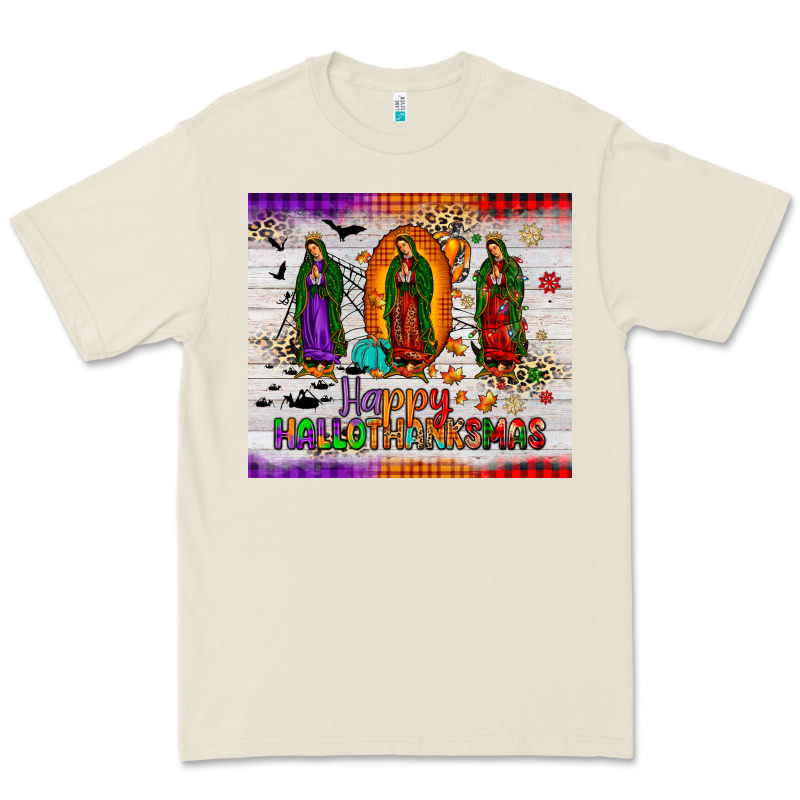 Our Lady Of Guadalupe Happy  Hallothanksmas Tumbler Premium Tee by JahusDesignShop | Teevron
