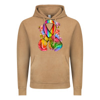 Vintage Camel all color ribbon with boxing gloves Vintage Hoodie - NancyCooperArtShop