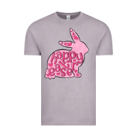 Vintage Zinc happy easter rabbit Vintage Tee - MaliasSmallBusiness