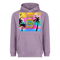 Lavender float drink tan & repeat Heavyweight Hoodie - TumblerDesignByShophia