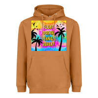 Meerkat float drink tan & repeat Heavyweight Hoodie - TumblerDesignByShophia