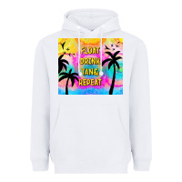 White float drink tan & repeat Heavyweight Hoodie - TumblerDesignByShophia