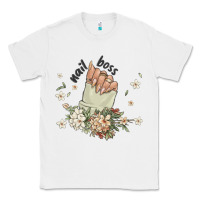 White nail boss Classic Tee - MaliasSmallBusiness