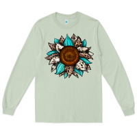 Matcha sunflower cowhide Long Sleeve Tee - JahusDesignShop