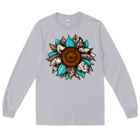 Moon Dust sunflower cowhide Long Sleeve Tee - JahusDesignShop