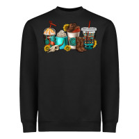 Black western coffee cups Heavyweight Sweatshirt - NancyCooperArtShop