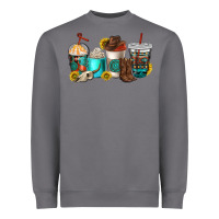 Storm western coffee cups Heavyweight Sweatshirt - NancyCooperArtShop